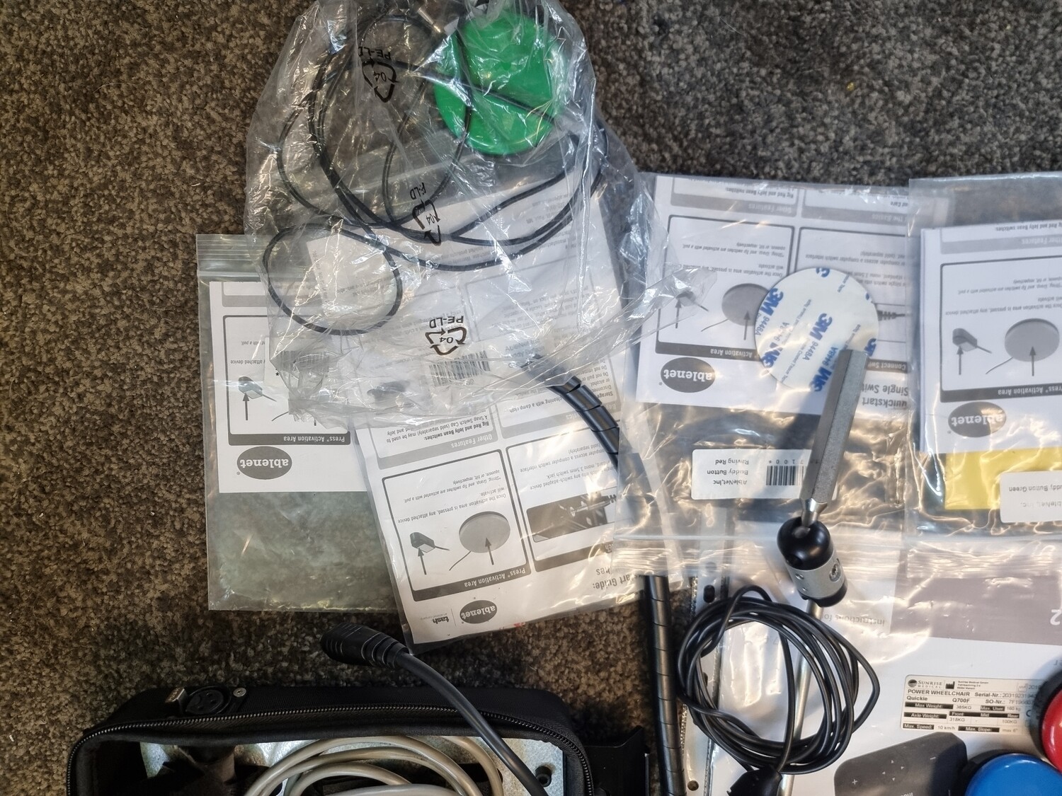 Omni 2 Special Input Device  and 5 x Buddy Buttons RNET