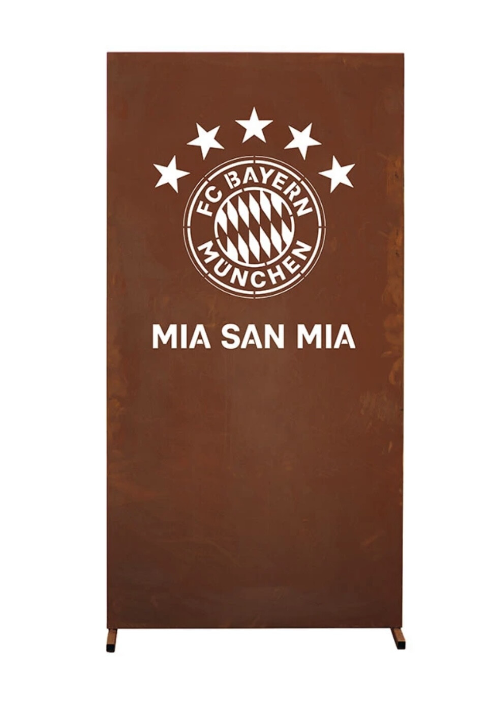 Sichtschutzwand FC Bayern " mia san mia"