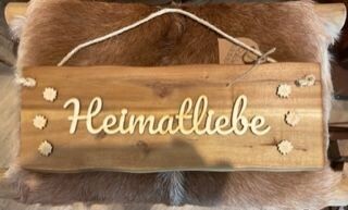 Holzdeko " Heimatliebe "
