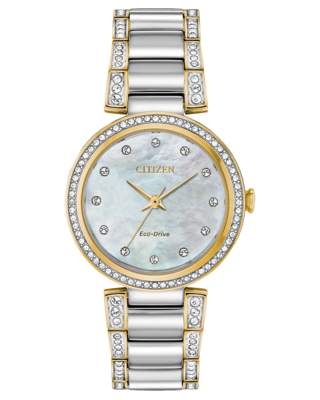 CITIZEN LDS ECO-DRIVE WATCH WITH SWAR'CRYSTALS