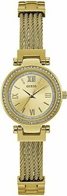 GUESS LDS WATCH GOLD TONE