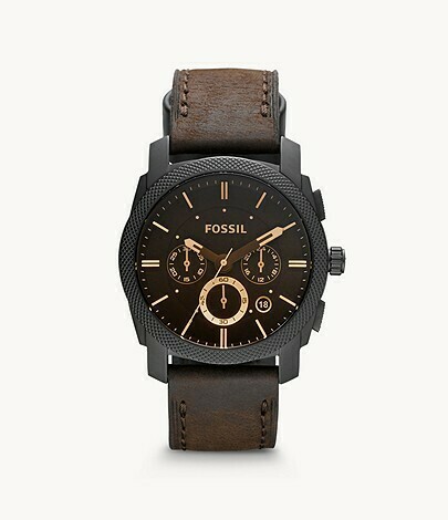 FOSSIL GNTS WATCH BROWN FACE