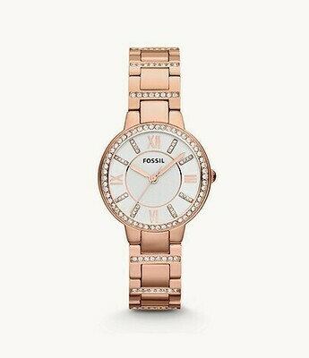 FOSSIL LDS.ROSE/COL W/CRYSTALS