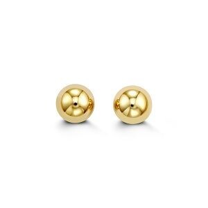 14KT YG BALL STUD ER 7MM