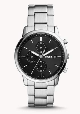 FOSSIL GNTS WATCH BLK FACE