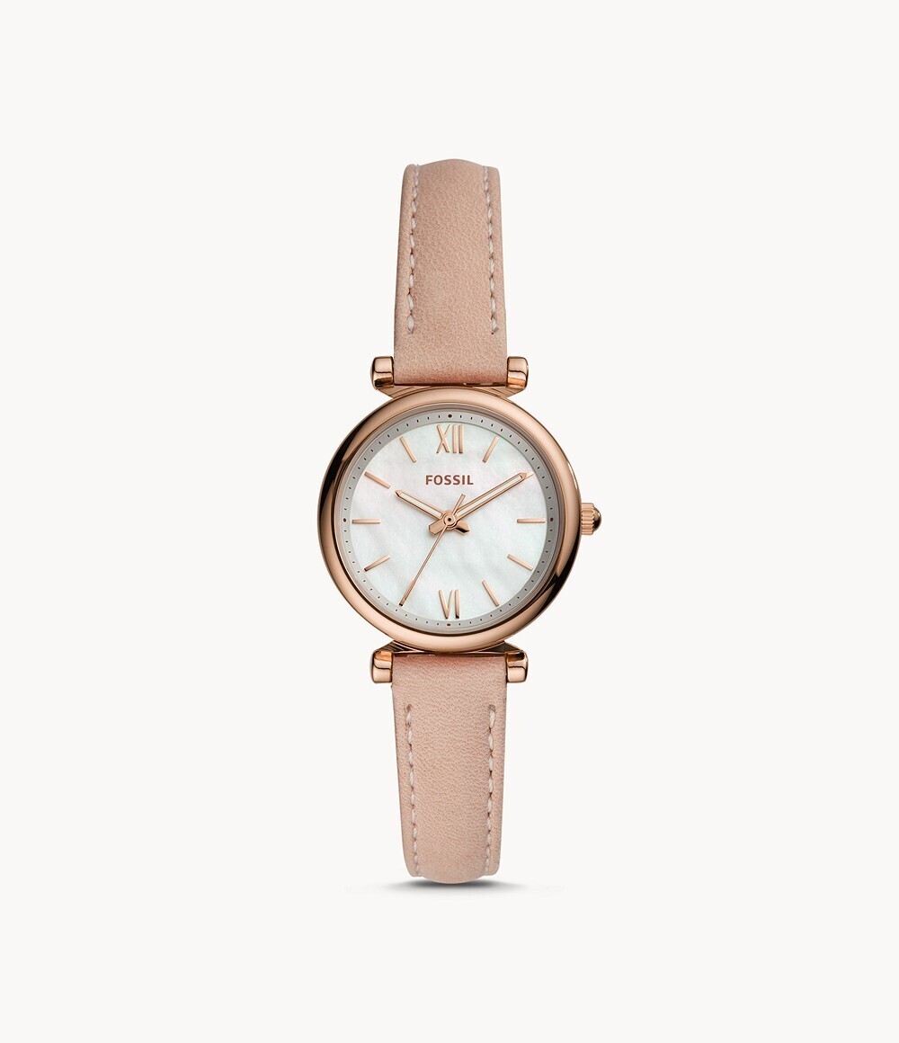 FOSSIL LDS WATCH MOP FACE W/ROSE TONE