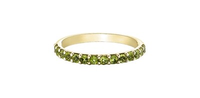 10KYG PERIDOT BAND