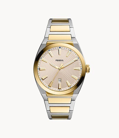 FOSSIL GNTS 2/TONE WATCH