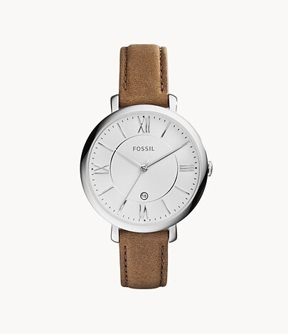 LADIES BROWN LEATHER BAND