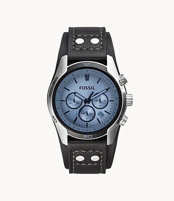 FOSSIL GNTS BLUE DIAL WATCH