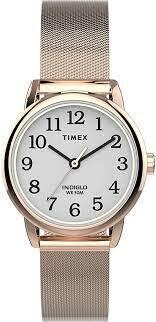 TIMEX LDS ROSE TONE INDIGLO WATCH