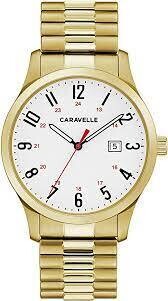 CARAVELLE GTS GOLDTONE EXPANSION WATCH
