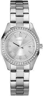 CARAVELLE LDS CRYSTAL WATCH