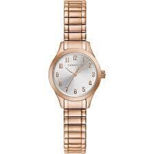 CARAVELLE LDS ROSE GOLD EXPANSION WATCH