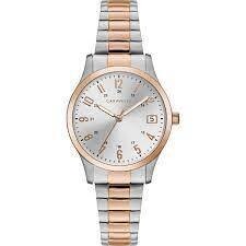 CARAVELLE  LDS TWO TONE ROSE EXPANSION WATCH