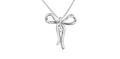 STER CAN DIA BOW PENDANT