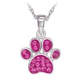 STER PUPPY PAW PENDANT