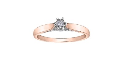 10KRG/WG SOLITAIRE RING