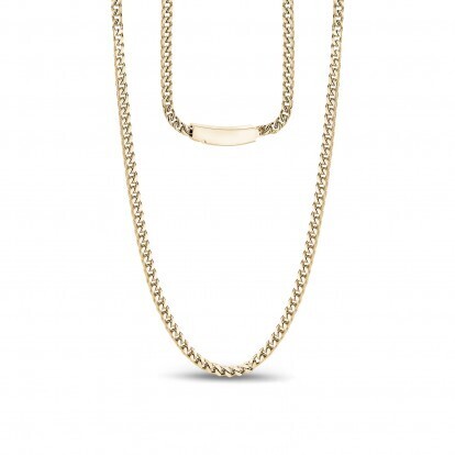 STAINLESS 3MM GP FRANCO NECKLACE