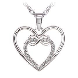 STER DOUBLE HEART PENDANT