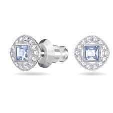 SWAROVSKI CRYSTAL ANGELICA SQUARE EARRINGS