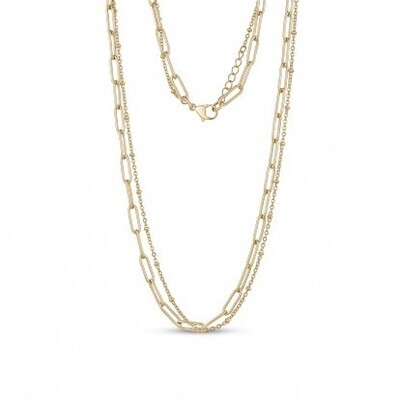 PAPERCLIP DOUBLE CHAIN