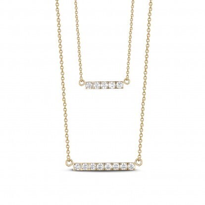 DOUBLE BAR GOLD NECKLACE