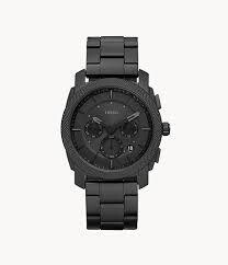 FOSSIL GNTS WATCH BLK DIAL/BAND
