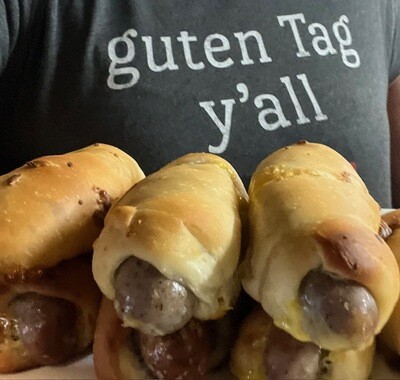 Brat &amp; Cheese Wrap