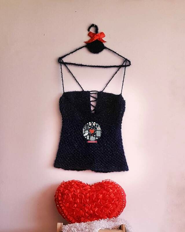 Crochet lace top