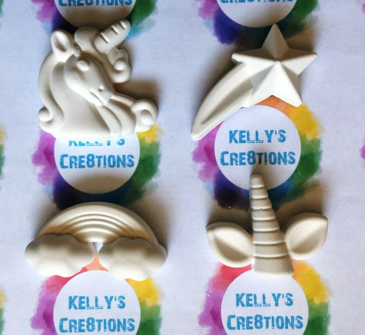 Paint Your Own Unicorn Magnets