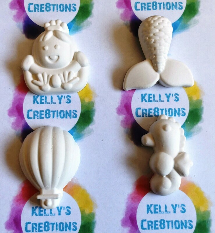 Paint Your Own Mermaid Magnets
