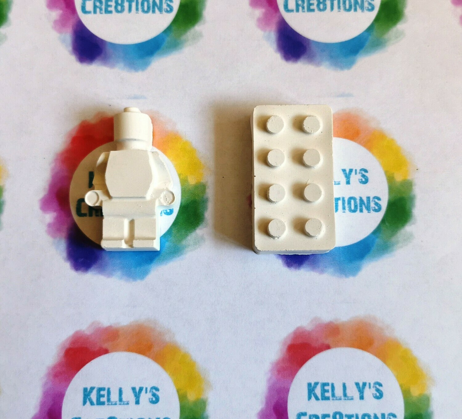 Party Bag set of 5 - Paint Your Own Brickman Magnet