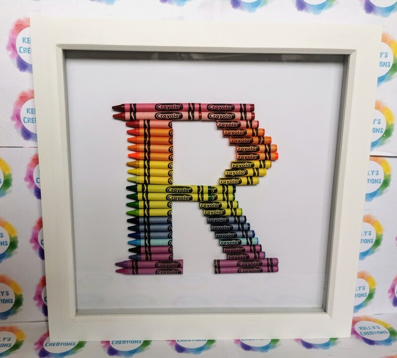 Crayola Crayon Letter Large Framed