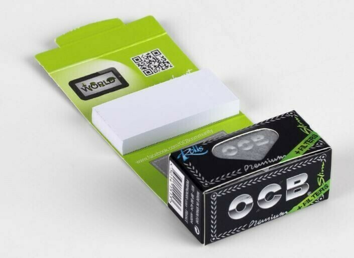 &#39;OCB Black&#39; Premium Rolls Slim + Tipy