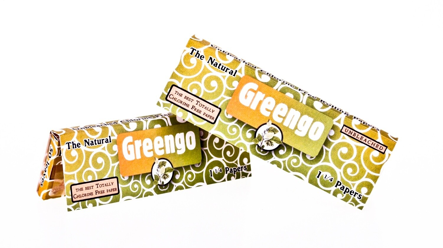 'Greengo' Papers 1 1/4 Size unbleached