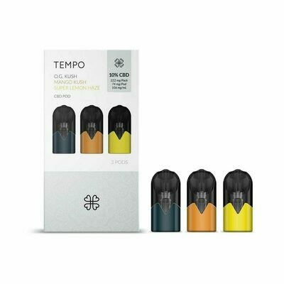 Harmony TEMPO Originals 3 Pods Pack 222mg CBD (3x74mg)