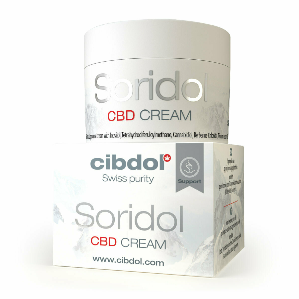 CBD cream Soridol (supports fight against psoriasis)