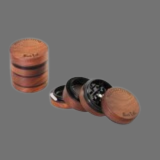 Black Leaf Alu/Nussholz Grinder 4-tlg.