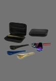 &#39;Black Leaf&#39; &#39;Jopi&#39; Magnetic Pipe glossy golden
