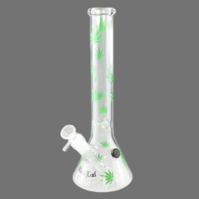 Black Leaf Leaves Beakerbong Ice