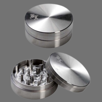 BL Edelstahl-Grinder 2-tlg.