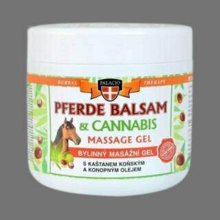 Cannabis Herbal Massage Gel Horse Balm with Horse Chestnut 600ml