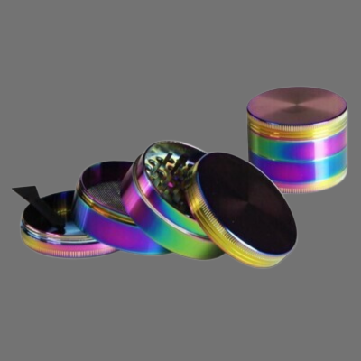 Al. Grinder 2-part w. Magnet chrome