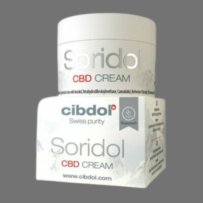CBD cream Soridol (supports fight against psoriasis)