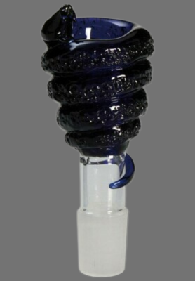 Glassbowl &#39;Viper&#39; coloured NS 19