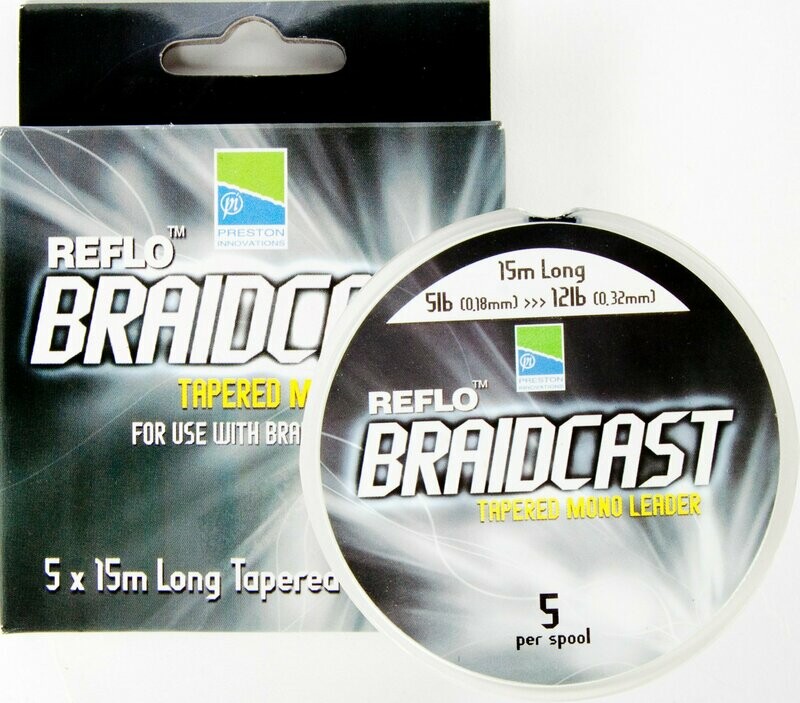 Preston Innovations Reflo Braidcast Mono Leader (Schlagschnur)