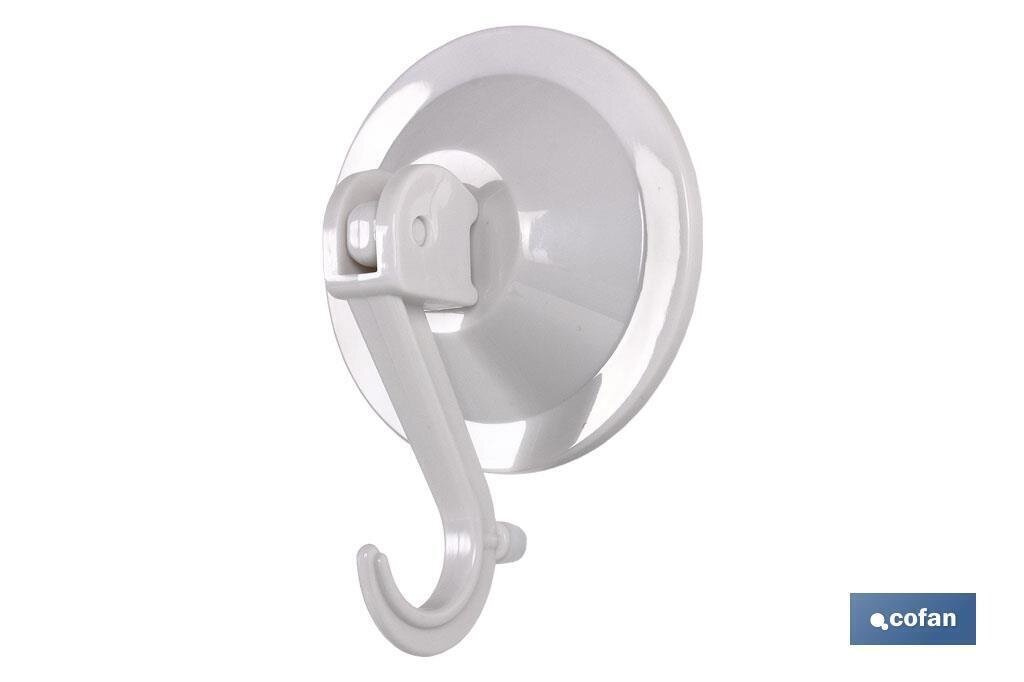 1 UD COLGADOR VENTOSA CIERRE SEGURIDAD �77mm