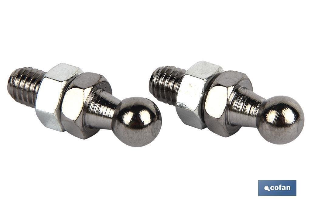 2 UDS ACCESORIO R�TULA MACHO MUELLE NEUM�TICO 8MM