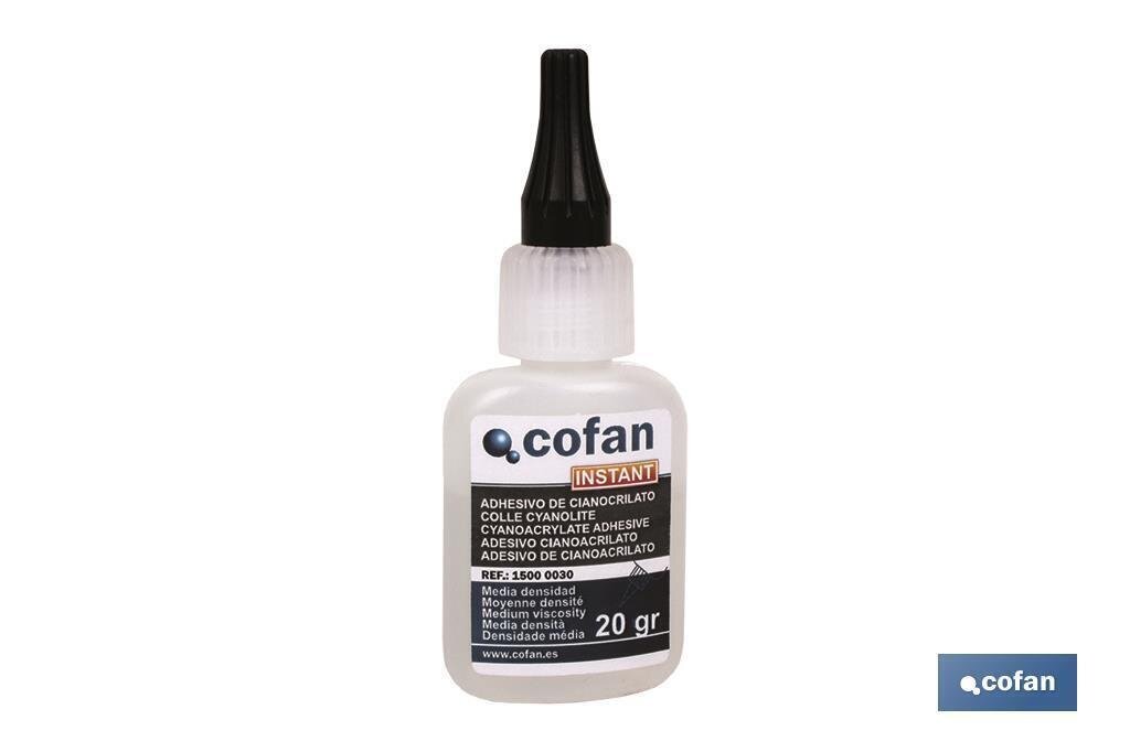 ADHESIVO CIANOCRIL. ALTA DENSIDAD 20gr.